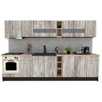 Bucatarie MARINA NEW 320 B Wenge / Decor K084